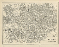 Original map of London